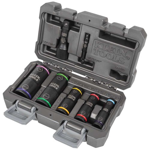 klein flip impact socket set 6-point
