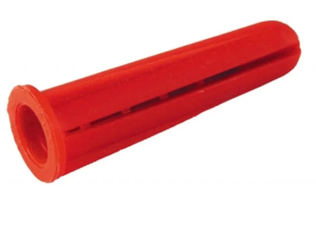 Malco 1/4" x 1" Red Lip Plastic Anchor Bag